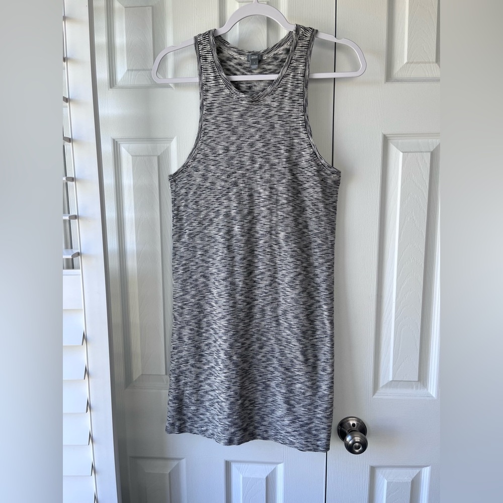 Aerie Womens T Shirt Dress Mini Space Dye Racerback Sleeveless Knit • Small P